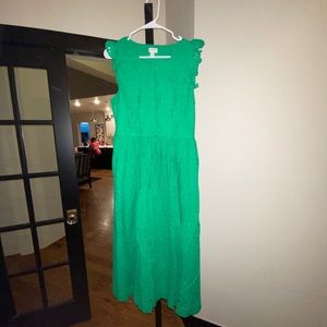 THE CUTEST GREEN JCREW DRESS